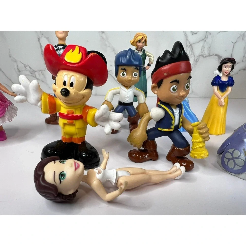 Lot of 11 Disney Figures – Little Kingdom, Sofia, Rapunzel, Mickey, Woody & More